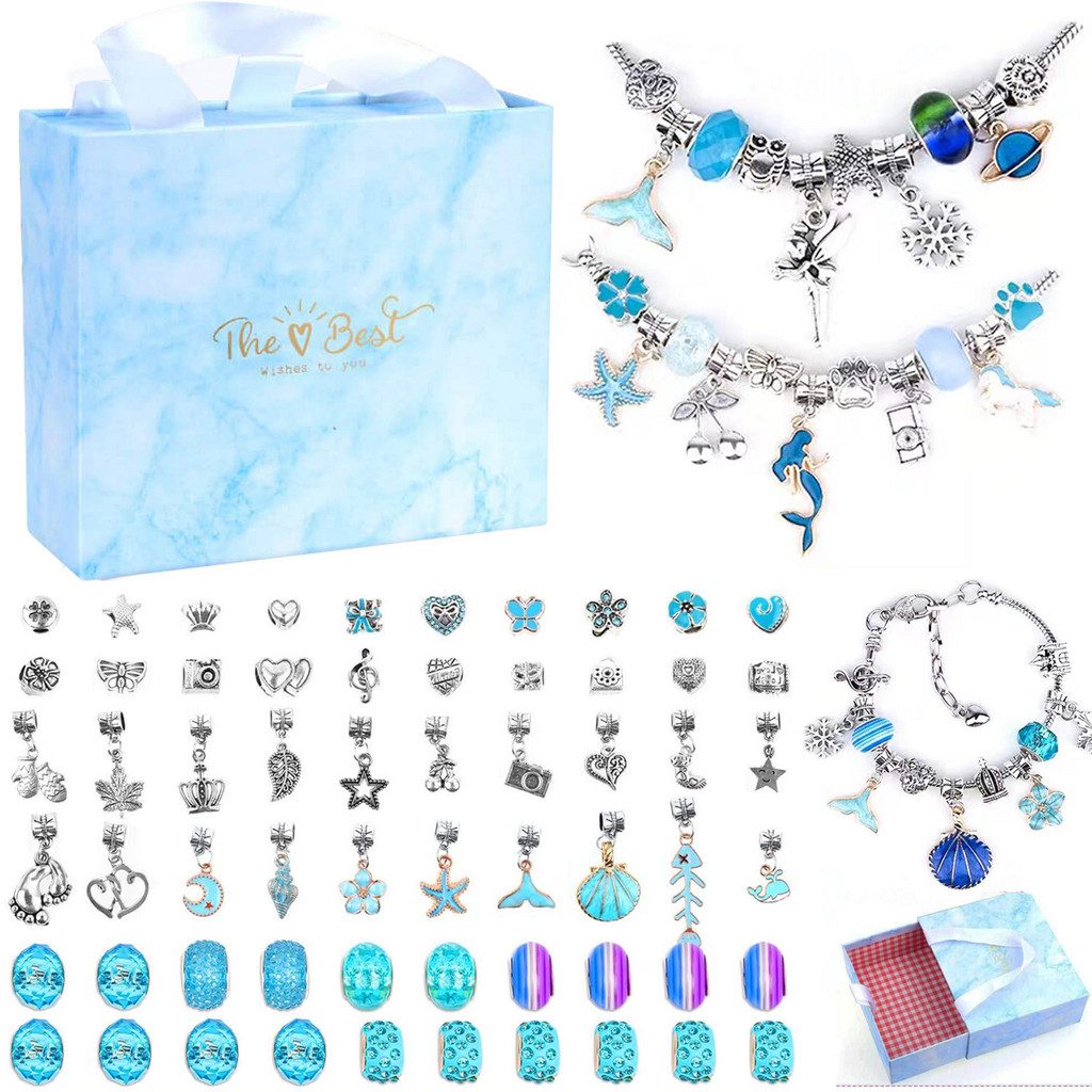 RWEUOQ Schmuckset Bettelarmband für Mädchen